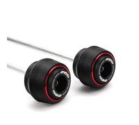 Protectores De Horquilla para Eje De Rueda Delantera Y Trasera para Aprilia RS660 Tuono 660 Factory (2021-2024+) Protección contra Caídas Marco Deslizante Protección(Rojo,Delantero+Trasero)