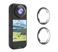 Protectores de lente para Insta360 X4 Air, protector de tapa de lente, impermeable, antiarañazos, extraíble, de alta transparencia, vidrio óptico/PC, marco de lente protector para cámara Insta360 X4