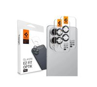 Protectores de lente Spigen Samsung Galaxy S25 Edge EZ Fit GLAS.tR Optik Pro HD, paquete de 2