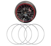 Protectores De Llantas De Aleación, Protectores De Llantas for Ruedas De Automóvil, Fabricados En Aleación De Aluminio, Aptos for Una Amplia Gama De Modelos De Vehículos(Silver,20-inch)