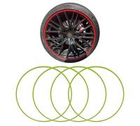 Protectores De Llantas De Aleación, Protectores De Llantas for Ruedas De Automóvil, Fabricados En Aleación De Aluminio, Aptos for Una Amplia Gama De Modelos De Vehículos(Green,19-inch)