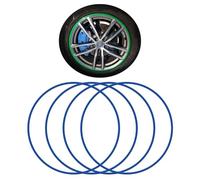 Protectores De Llantas De Aleación, Tiras For Evitar Daños Por Bordillos, Respaldo Adhesivo Resistente For Una Instalación Fácil Y Cómoda(Blue,15-inch)