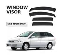 Protectores de Lluvia Compatible con Nissan Liberty 1999-2004, Visera Ventana automóvil, toldo, Refugio, Parabrisas, Lateral,