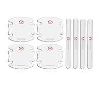 Protectores de Manija de Puerta de Coche para Mazda CX-3 CX-30 CX-5 CX-7 CX-8 CX-9 MX-5 MS, Protector de Arañazos con Manijas Empotradas Y Ranuras, Protectora Pintura Transparente
