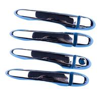 Protectores de manija de puerta de coche, repuesto para manija de puerta exterior izquierda para cubierta lateral cromada, tapa bisel, ABS para Fiat 500X SUV 2016-2023