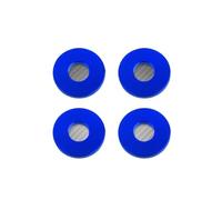 Protectores de Mano para Moto Ajuste para Touring Road King Street Electra Glide FLHX Motor Protector de Carretera alforja Junta de arandela de Choque(Blue Washer Gasket)