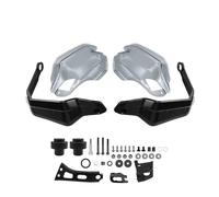 Protectores de Mano para Moto Extensión Protector Manos Y Parabrisas para Manillar Motocicleta para Transalp 750 XL750 XL 750 2023- Moto Paramanos(Set A - Black Grey)