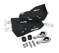 Protectores De Mano para Moto Motocicleta 22MM 28MM | Manillar De Mano Manillar Protectores De Barra Guardamanos Cubeta Paramanos(Black W)