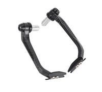 Protectores de Mano para Moto Protectores de Palanca de Aluminio CNC, diseño de Carbono, Apto para Duke 125, 200, 250, 390, 690, 990, 1090, 1190, 1290, 2013-2019(Black)