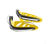 Protectores de mano para motocicleta, indicadores LED, protección de mango resistente para Street Supermoto para quad, ATV, Ebike, diseño de barra de cepillo a prueba de viento, rojo, azul, dorado