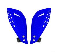 Protectores de mano para motocross, protector de plástico ABS para manillar de motocicleta todoterreno, protección a prueba de viento, negro (azul)