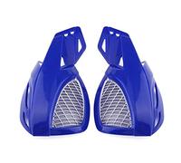 Protectores de mano universales para motocicleta, 7/8 "Dirt Bike Scooter ATV Motocicleta Barra de cepillo Protectores de mano Guardamanos(Azul)