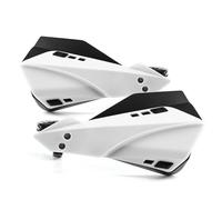 Protectores de Manos Cortavientos Manillar Protectores De Manos para Manillar Motocicleta, Escudo Cortavientos para 80-650CC XR CR CRF, para, Freno Y Embrague(Blanco)