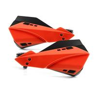 Protectores de Manos Cortavientos Manillar Protectores De Manos para Manillar Motocicleta, Escudo Cortavientos para 80-650CC XR CR CRF, para, Freno Y Embrague(Naranja)