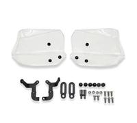 Protectores de Manos Cortavientos Manillar Protectores Manos Motocicleta, Manillar, Deflectores Viento para para Forza 125 300 350 NSS350, Escudo Protector contra(Blanco)