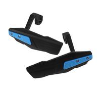 Protectores de Manos para Bicicleta Carcasa Rígida de Nylon Negro | Diseño Curvado Aerodinámico, Aislamiento contra Aire Frío, Montaje Estable para Manillares Planos