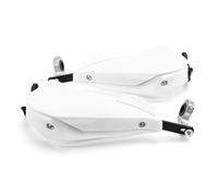Protectores de manos para moto 22mm 25mm 28 mm Protectores de manillar Escudo protector para motocicletas scooters y ATV para PCX 125 /R 1250 GS/TMAX /MT07 (Blanco)