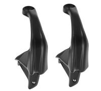 Protectores de Manos para Motocicleta, Escudo Negro Metal Plástico | Protección contra Viento, Instalación Fácil, Cuida Freno y Embrague, para Motoristas en Calle