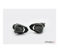 Puig 22194N Protectores de Motor R19 on topes de nylon y diseño compacto para protección integral del chasis y motor, Negro