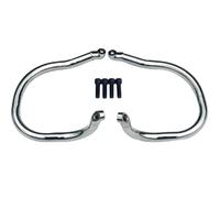 Protectores de Motor para Motos Barra de protección Delantera para Motor Motocicleta, cromada y Negra, Compatible con Indian Chief Dark Horse Bobber 2022-2024 Motos cubrecarter(Chrome)
