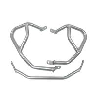 Protectores De Motor para Motos para F750GS F850GS 2018-2021 Protector Motor Motocicleta Barra contra Choques Parachoques Marco Carenado Superior Inferior(Silver Lower)