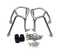 Protectores De Motor para Motos para R 1250 R 1250 GS LC 2019-2023 Protector Motor Motocicleta Barra Protección contra Choques Parachoques Carenado Acero Inoxidable(Lower Silver)