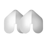 Protectores de para barcos, accesorio de de acero inoxidable de 9 x 8.75 pulgadas | Reemplazo de cubierta de muelle, protección de quilla con muescas para accesorios de , kayak y