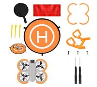 Protectores De Parachoques,Plataforma De Aterrizaje Drones,Guards Para Protección De Hélices Accesorios,Drone Landing Pad,Protección Anti-Colisión Para Lente De Drone Neo,Naranja,Kiuiom