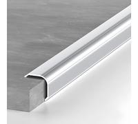 Protectores de pared de aluminio de 90 cm, 3 piezas, 20 mm, instalación rápida y fácil, resistente a impactos y damas, para paredes de azulejos (Sle 11)