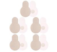 Protectores de Pezones para Mujeres | 5 Pares Moldeador De Busto | Protector de Pezones para Correr para Damas | para Vestido de Noche, Natación, Yoga, Playa, Desplazamientos, Gimnasio y Verano