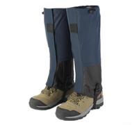 Protectores de piernas transpirables resistentes al agua para uso en exteriores - Fundas ergonómicas a prueba de nieve para senderismo, caza, escalada y esquí, polainas de poliéster (43 x 40 cm) (azul