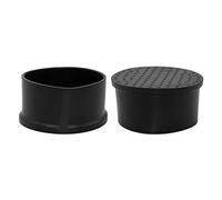 Protectores de piso for patas de sillas, tapas grandes for patas de sillas, cubiertas flexibles for mesas de muebles de PVC que no dejan marcas, redondas, paquete de 4, 60 mm, 2-3/8" de diámetro(60mm)