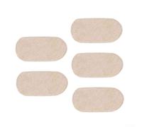 Protectores de puente para violonchelo, protectores de cuerda de pergamino, parches de cuerda, hojas de ahorro de puente para piezas de mantenimiento de violonchelo, amarillo claro, paquete de 5
