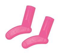 Protectores de Punta de Plástico Rosa PONY - 2 Unidades, Talla Pequeña