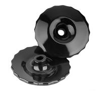 Protectores de puntas de caballo, 2 unids almohadilla de goma suave de 9 cm para equipo de entrenamiento ecuestre protección boca bozal cubierta accesorios