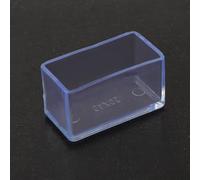 Protectores de PVC para patas de silla, 12 patas rectangulares para mantener la integridad del suelo (20 x 40 mm)