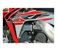 Envío gratis protectores de radiador aluminio rojo axp honda ax1336 para moto