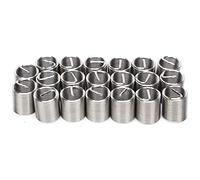 Protectores de Roscas M12 x 1,25, Kit 20 Uds, Mangas Conversión y Tuercas Reductoras para Reparación de Roscas Métricas en Automóvil y Aviación