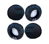 Protectores de rueda para camiones, autocaravanas, remolques, diseño fácil de poner y quitar, resistente a la decoloración, paquete de 4 cubiertas a prueba de polvo