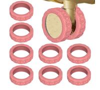 Protectores De Ruedas De Maleta - 8 Piezas Cubiertas De Equipaje Silenciosas Antidro -Scratch, Schiddi De Rolling Solling Bass Caster | Envolturas Lavables Flexibles Para Uso De Protección De Pavim