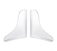 Protectores de salpicaduras de acrílico extraíbles para esquinas de bañera, protección contra salpicaduras de ducha para mantener el agua dentro y evitar suelos desordenados del baño