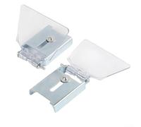 Protectores de seguridad de repuesto para amoladora de banco de 50 mm de ancho, con accesorios de montaje, acero inoxidable pequeño y grande, ABS de ajuste universal para equipos de taller (A)