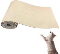 Protectores de sofá para Gatos, de sisal, recortables, para Pared, sofá y Puerta (Color Caqui, tamaño: 60 x 100 cm)