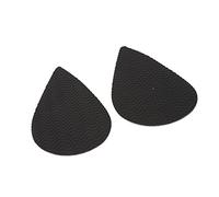 Protectores de Suela Adhesivos, Reducción de Ruido, Inodoro, Duro, Antideslizante, Plantillas para Zapatos, Amortiguación para Zapatos de Cuero (Negro)