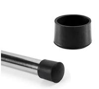 Protectores de suelo, almohadillas para pies de mesa, 8 tapones redondos de plástico for patas silla 6 a 100 mm, protectores for tubos, for muebles y mesas, for uso diario(25mm)