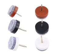 Protectores de suelo para patas de silla, 30 almohadillas de fieltro para patas de 18 mm/20 mm/22 mm/24 mm/28 mm, almohadillas protectoras de plástico para patas de muebles de sofá, silla, mesa (28 mm