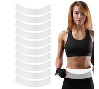 Protectores De Sujetador Algodón - 10X Almohadillas Absorbentes Sudor Para Debajo Del Pecho El Pecho,Para Fitness Ejercicio Entrenamiento Gimnasio Desplazamientos Pilates