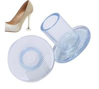 Protectores de tacón alto - Stoppers de tacón transparente para zapatos de boda y bombas de vestidos | Grass antideslizantes para pisos irregulares, ahorradores de talón reutilizables para fe