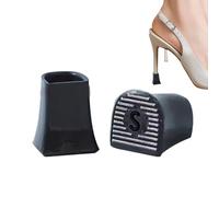 Protectores de tacones altos,Tacones para zapatos - Reparación de taloneras Protector de talón antideslizante | Tapones de talón en de U Cubiertas de punta reductoras de ruido para bodas y grava