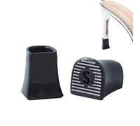 Protectores de tacones altos,Tacones para zapatos, Reparación del protector del talón Tapas del talón de repuesto, Tapones de talón en forma de U Cubiertas de punta reductoras de ruido para bodas y gr